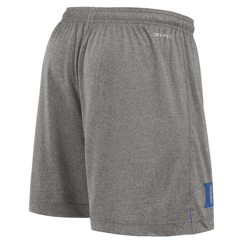 Short réversible Nike Royal/Heather Gray Duke Blue Devils pour homme