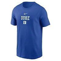 T-shirt Nike Royal Duke Blue Devils 2-Hit Stacked pour homme
