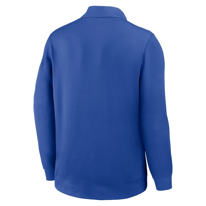 Men's Nike Royal Duke Blue Devils 2025 Coaches Premium Dri-FIT Half-Zip Pullover