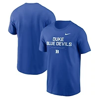 T-shirt de performance basketball Nike Royal Duke Blue Devils 2025 pour homme