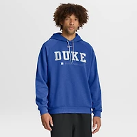 Men's Nike Royal Duke Blue Devils 2025 Courtside Basketball Practice Raglan Dri-FIT Hoodie