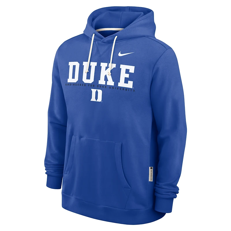 Men's Nike Royal Duke Blue Devils 2025 Sideline Standard Issue Dri-FIT Hoodie