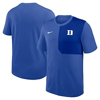 Men's Nike Royal Duke Blue Devils 2025 Sideline UV Dri-FIT Coach Shirt