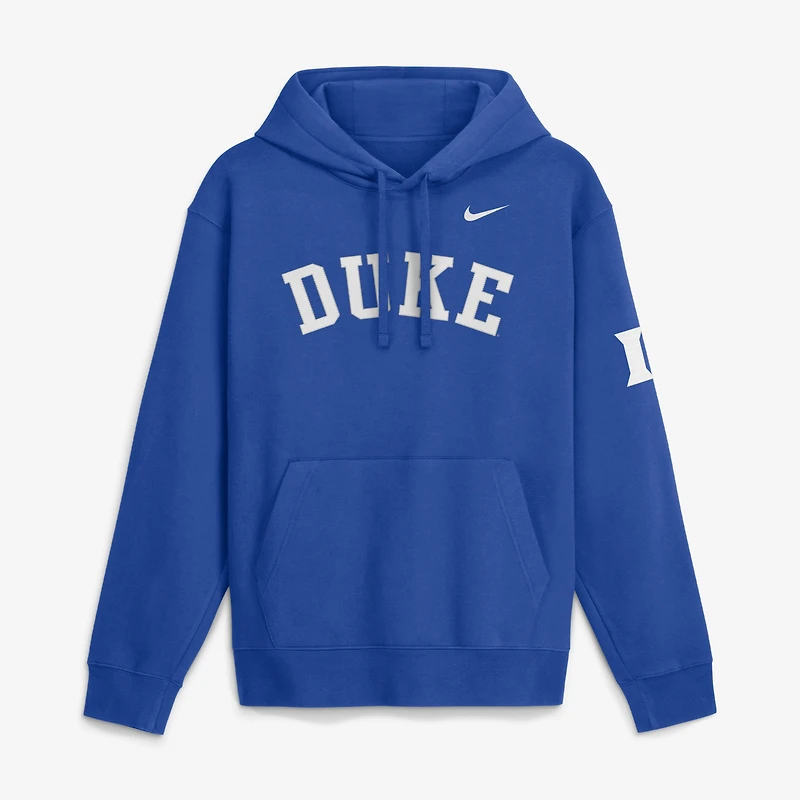 Sweat à capuche polaire Nike Royal Duke Blue Devils 2026 Sideline Club pour homme