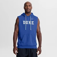 Men's Nike  Royal Duke Blue Devils 2026 Sideline Sleeveless Dri-FIT Hoodie