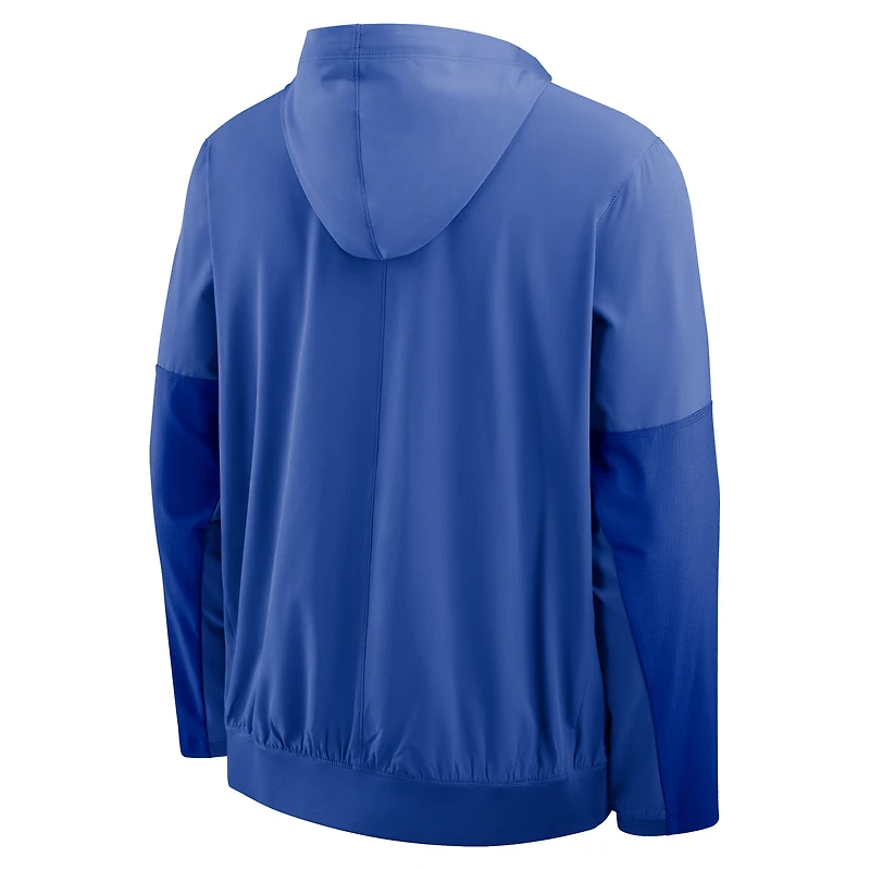 Men's Nike Royal Duke Blue Devils Anorak Half-Zip Hoodie Jacket