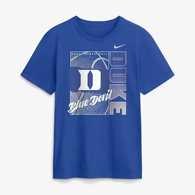 T-shirt de basketball Nike Royal Duke Blue Devils Refresh pour homme