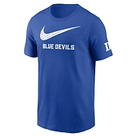T-shirt Nike Royal Duke Blue Devils Campus Mascot pour homme