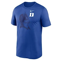 T-shirt Nike Royal Duke Blue Devils Campus Shadow Legend Performance pour homme