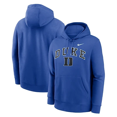 Sweat à capuche Nike Royal Duke Blue Devils Club Fleece Arch pour homme