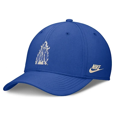 Men's Nike  Royal Duke Blue Devils Dri-FIT Vintage Rise Swooshflex Flex Hat