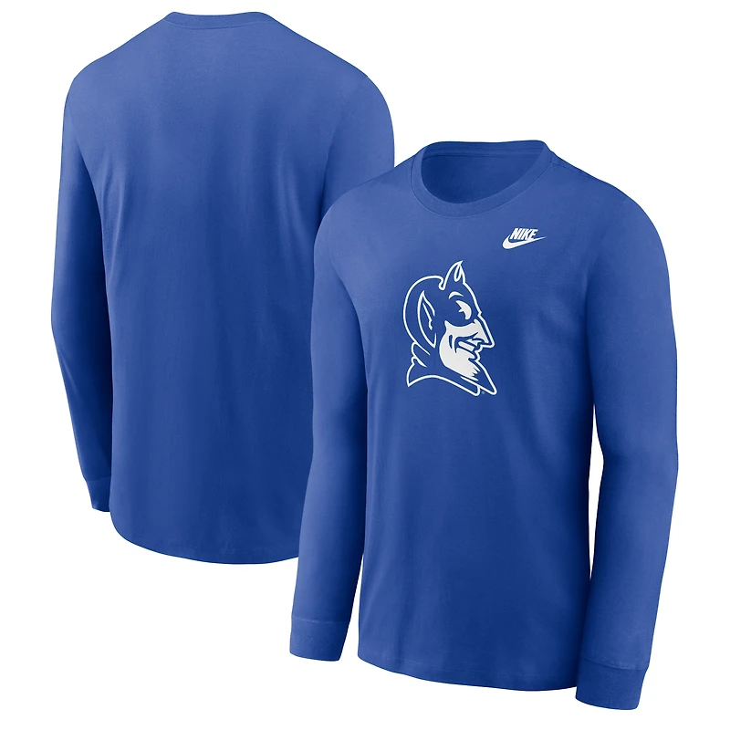 T-shirt à manches longues Nike Royal Duke Blue Devils Legacy pour homme