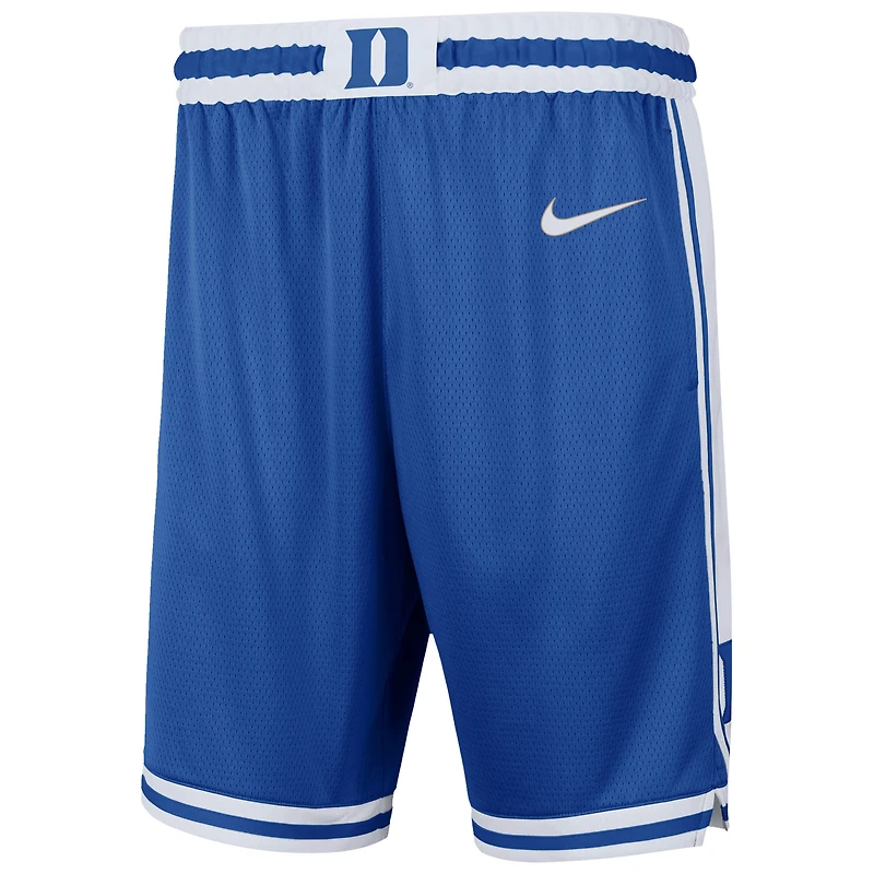 Short de basketball Nike Royal Duke Blue Devils Limited pour Homme