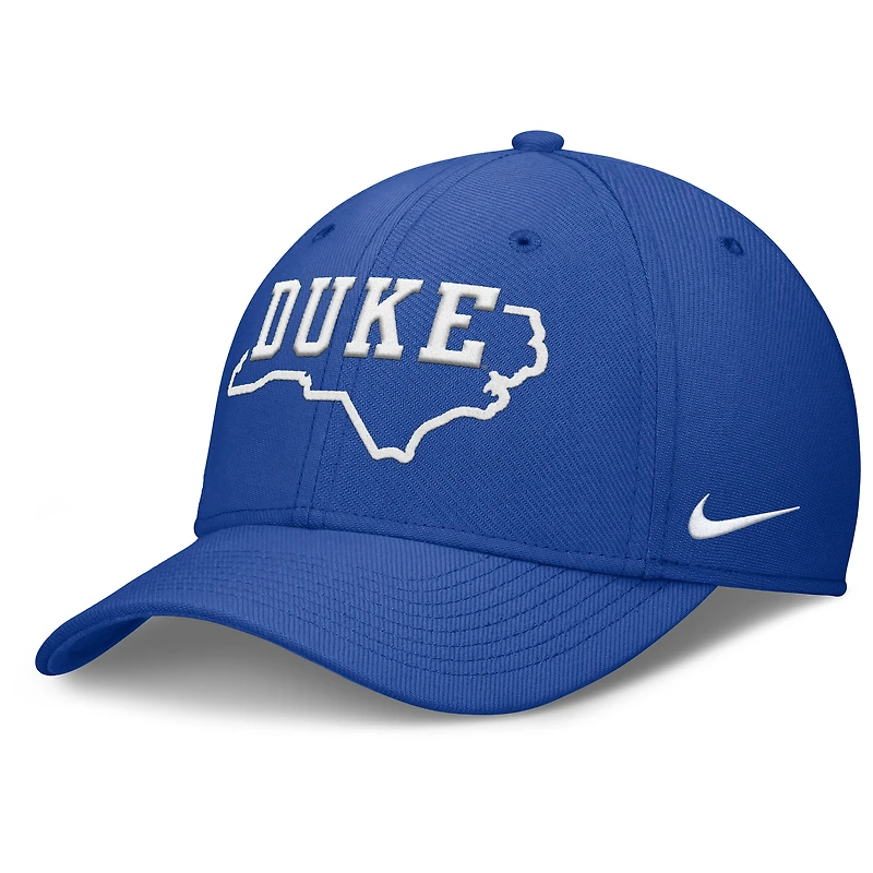 Casquette Nike Royal Duke Blue Devils Local Swoosh Flex pour homme