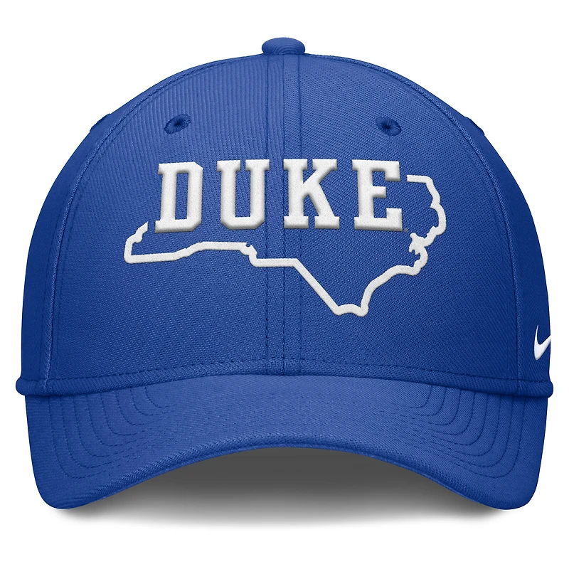 Casquette Nike Royal Duke Blue Devils Local Swoosh Flex pour homme