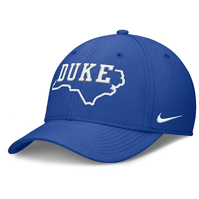Casquette Nike Royal Duke Blue Devils Local Swoosh Flex pour homme