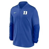 Men's Nike Royal Duke Blue Devils One Goal Performance Half-Zip Pullover