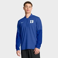 Pull Nike Royal Duke Blue Devils One Goal Performance à demi-zip pour homme