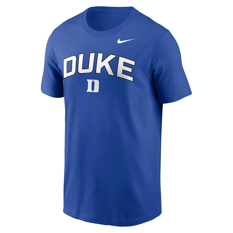 Men's Nike Royal Duke Blue Devils Primetime Arch Stack T-Shirt