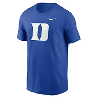 T-shirt Nike Royal Duke Blue Devils Primetime Evergreen pour homme avec logo