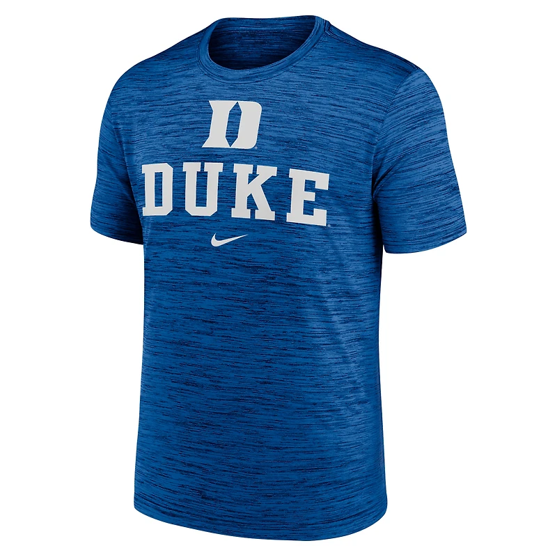 T-shirt Nike Royal Duke Blue Devils Primetime Velocity Performance pour homme