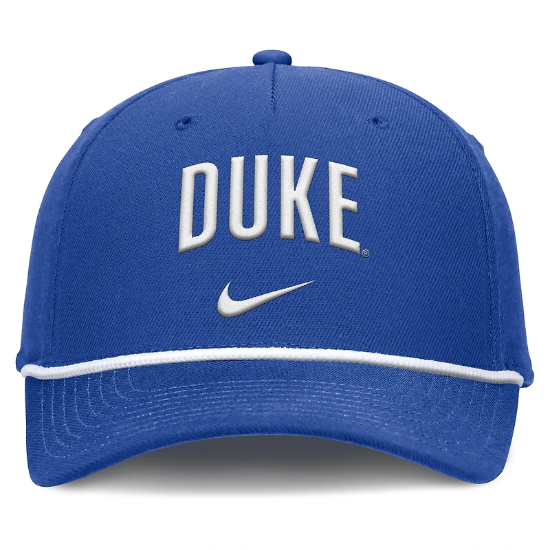 Men's Nike Royal Duke Blue Devils Rise Campus Adjustable Hat
