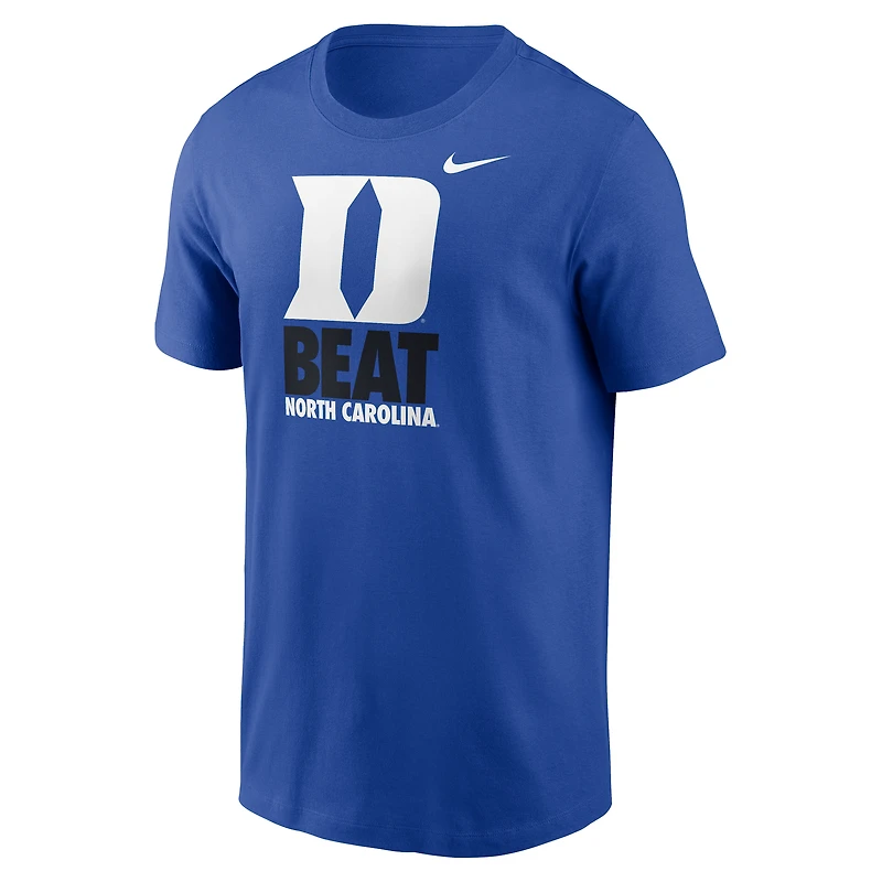 T-shirt Nike Royal Duke Blue Devils Rivalry pour homme