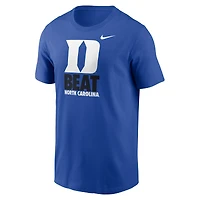 T-shirt Nike Royal Duke Blue Devils Rivalry pour homme