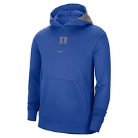 Men's Nike Royal Duke Blue Devils Team Basketball Spotlight Performance Pullover Hoodie