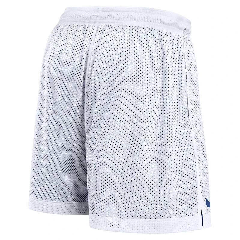 Men's Nike White/Royal Duke Blue Devils Primetime Reversible Performance Shorts