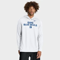T-shirt à capuche et manches longues Nike Duke Blue Devils 2025 Sideline Dri-FIT pour homme