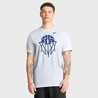 Men's Nike White Duke Blue Devils Basketball Icon Legend Dri-FIT T-Shirt