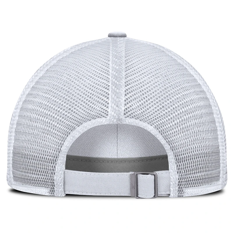 Men's Nike White Duke Blue Devils Club Legacy Adjustable Trucker Hat