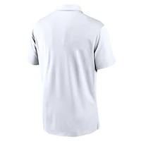 Men's Nike White Duke Blue Devils Primetime Franchise Performance Polo