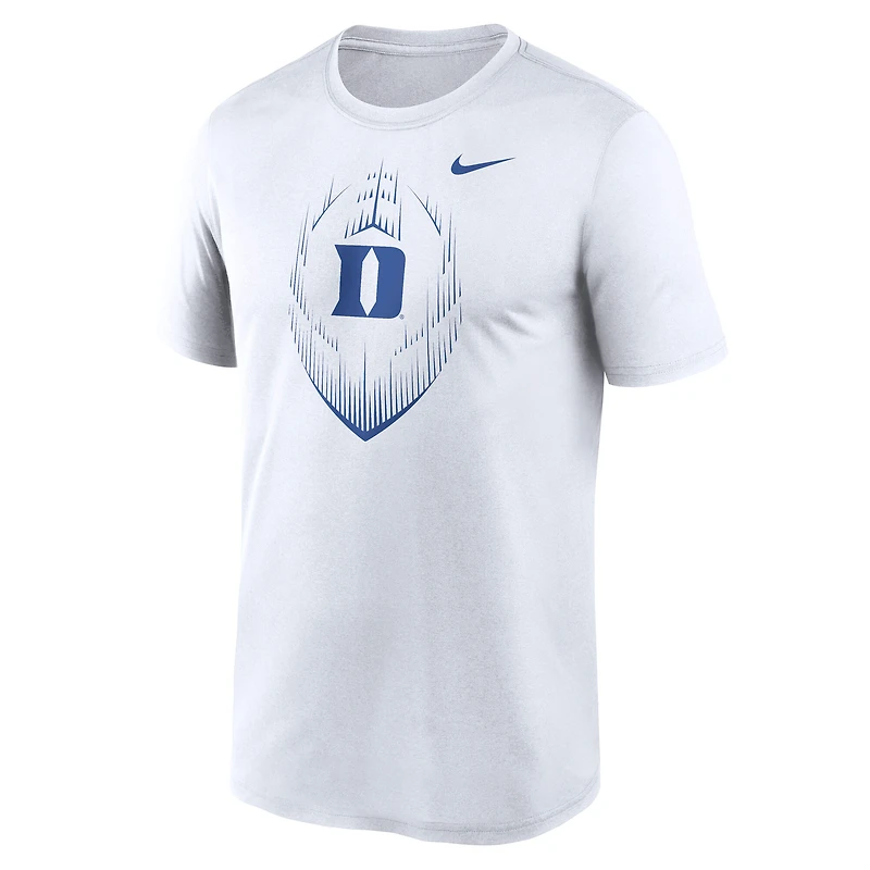 T-shirt Nike blanc Duke Blue Devils Primetime Legend Icon Performance pour homme
