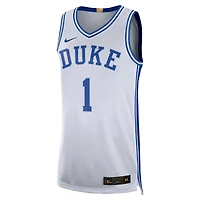 Maillot de basketball Nike Zion Williamson pour homme, édition limitée, blanc, Duke Blue Devils