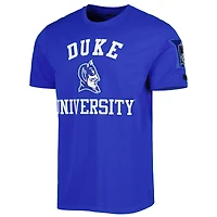 T-shirt à logo empilé Pro Standard Royal Duke Blue Devils pour homme