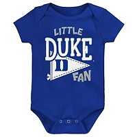 Body bébé Outerstuff Royal Duke Blue Devils Little Banner