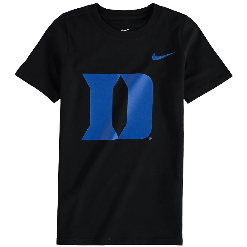 T-shirt Nike noir avec logo Duke Blue Devils pour enfant d'âge préscolaire