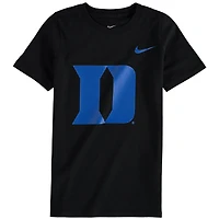 T-shirt Nike noir avec logo Duke Blue Devils pour enfant d'âge préscolaire