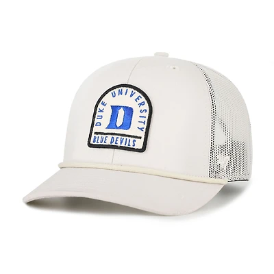 Unisex '47  Cream Duke Blue Devils Core & Inline Gravestone Adjustable Trucker Hat