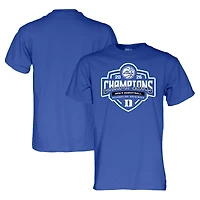 T-shirt unisexe bleu Royal 84 Duke Blue Devils, champions du tournoi de basketball masculin ACC 2026, vestiaire