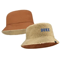 Unisex Nike  Beige/Tan Duke Blue Devils Campus Prep Script Reversible Bucket Hat
