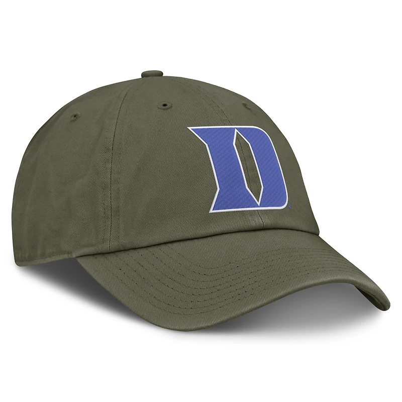 Unisex Nike  Olive Duke Blue Devils Primetime Club Adjustable Hat