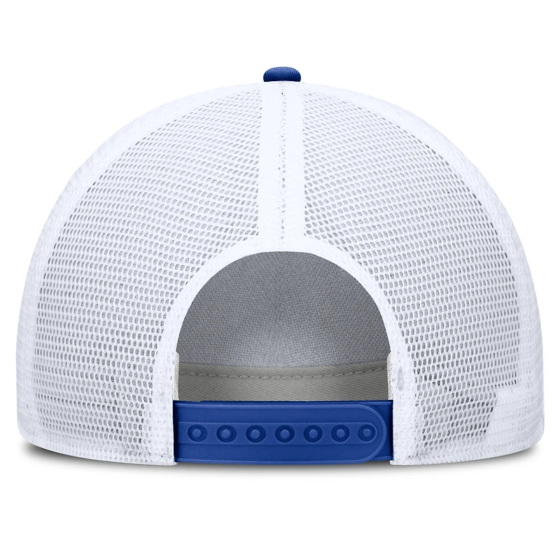Unisex Nike  White Duke Blue Devils Country Club Golfin' Rise Trucker Adjustable Hat