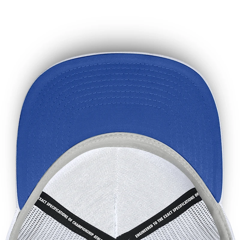 Casquette trucker unisexe Nike blanche Duke Blue Devils Country Club Golfin' Rise, ajustable