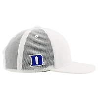 Casquette ajustable unisexe Zephyr White Duke Blue Devils 2025 ACC Women's Basketball Conference Tournament Champions Locker Room Trucker