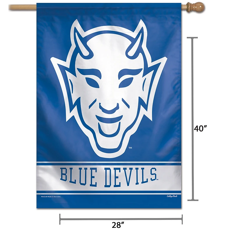 Bannière verticale simple face WinCraft Duke Blue Devils 28" x 40" College Vault