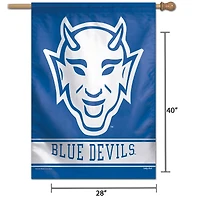 Bannière verticale simple face WinCraft Duke Blue Devils 28" x 40" College Vault