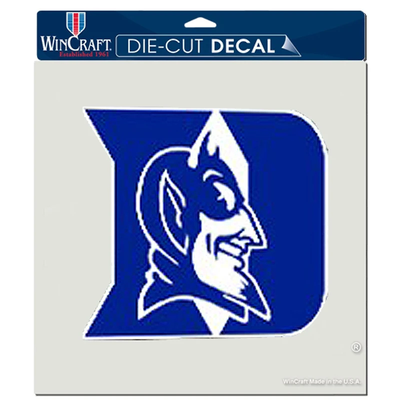WinCraft Duke Blue Devils 8" x 8" Color Car Decal